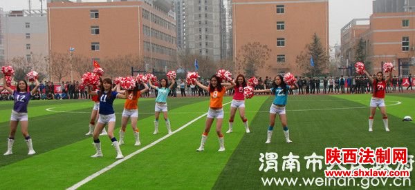 2014年“渭南技师学院天翼杯”足球邀请赛拉开帷幕