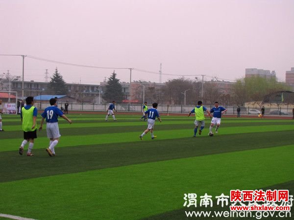 2014年“渭南技师学院天翼杯”足球邀请赛拉开帷幕