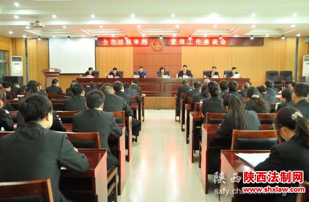  咸阳中院召开全市法院审判管理工作座谈会