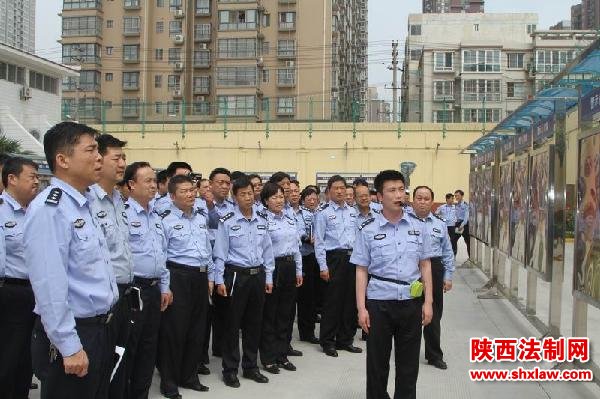 韩城公安赴省厅反腐倡廉教育基地接受警示教育