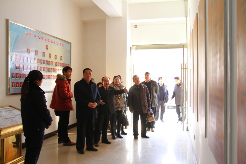  咸阳市中院罗小锋副院长深入泾阳法院视察指导