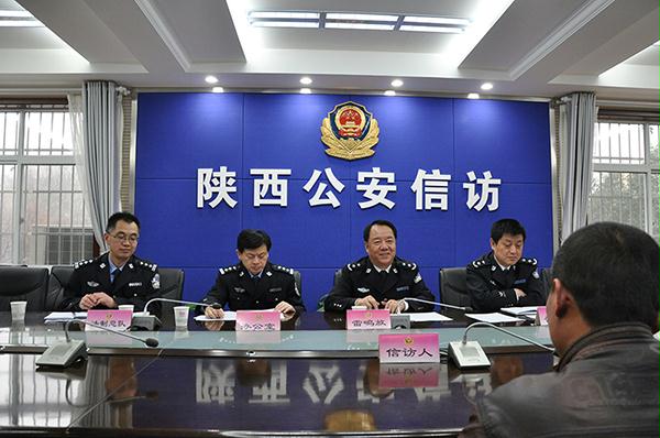 雷鸣放副厅长接访处理一起信访事项