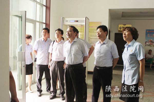陕西高院副院长黄河深入蒲城法院检查指导工作