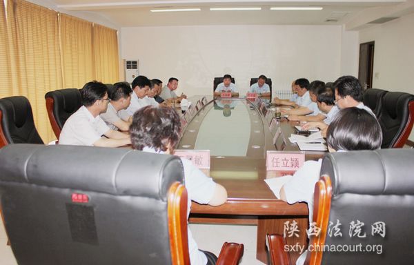 陕西高院副院长黄河深入蒲城法院检查指导工作